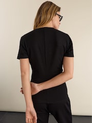 Baukjen Black Dani Ruched Waist Top - Image 4 of 5