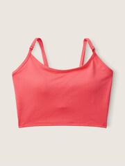 Victoria's Secret PINK Sunkissed Pink Ultimate Lightly Lined Sports Crop - Image 4 of 4