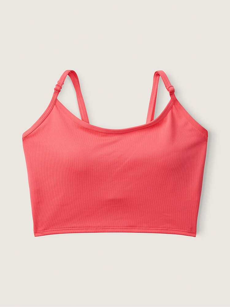Victoria's Secret PINK Sunkissed Pink Ultimate Lightly Lined Sports Crop - Image 4 of 4