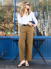 Baukjen Brown Finn Wide Leg Trousers - Image 1 of 4