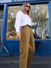Baukjen Brown Finn Wide Leg Trousers - Image 2 of 4