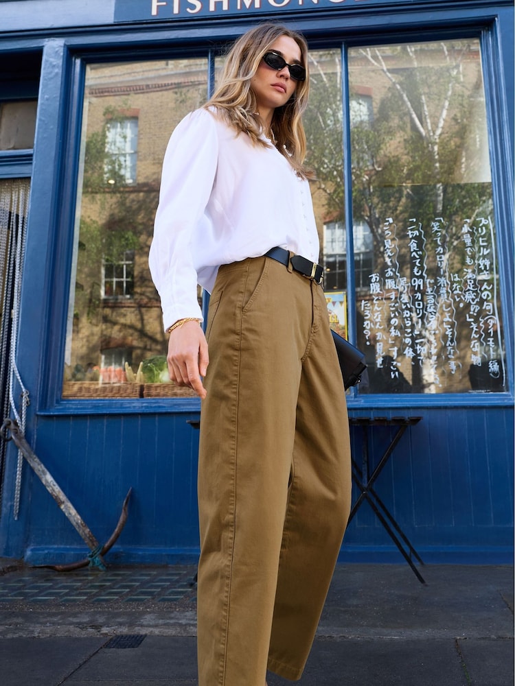 Baukjen Brown Finn Wide Leg Trousers - Image 2 of 4 Baukjen Brown Finn Wide Leg Trousers - Image 2 of 4