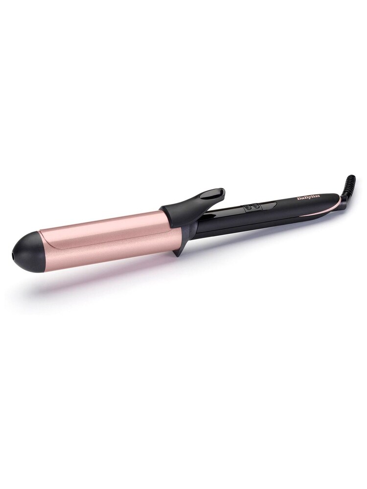 BaByliss Rose Quartz 38MM Curling Tong Hair Curler - Image 1 of 6