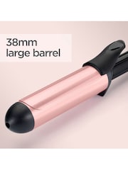 BaByliss Rose Quartz 38MM Curling Tong Hair Curler - Image 5 of 6