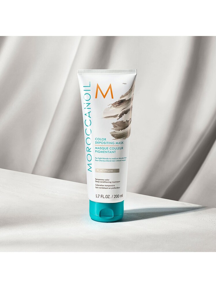 Moroccanoil Colour Depositing Mask, Platinum 200ml - Image 5 of 5