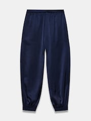 Mint Velvet Blue Satin Balloon Trousers - Image 8 of 8
