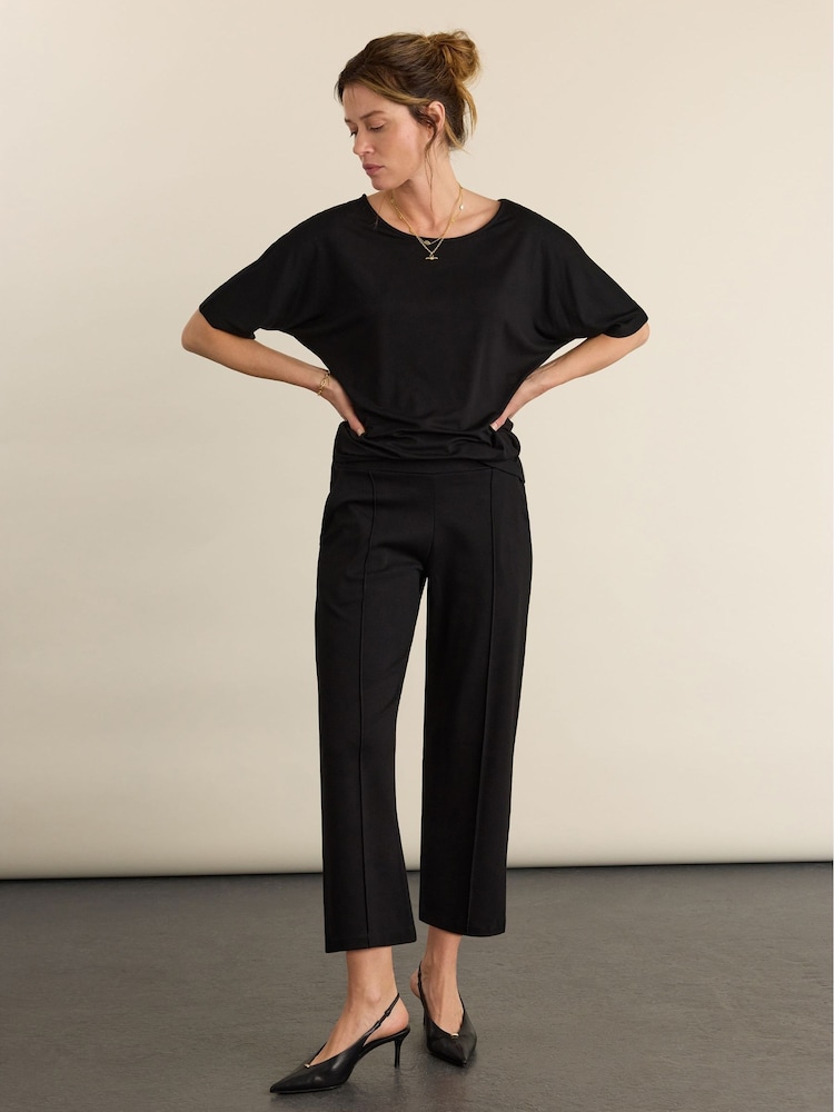 Baukjen Black Carrie Boat Neck Top - Image 2 of 4 Baukjen Black Carrie Boat Neck Top - Image 2 of 4