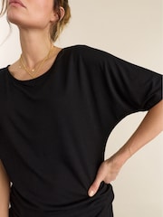 Baukjen Black Carrie Boat Neck Top - Image 3 of 4
