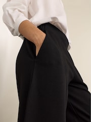 Baukjen Black Abbie Ponte Barrel Leg Trousers - Image 4 of 5