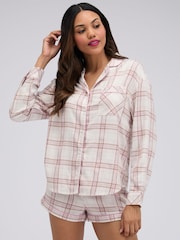 Boux Avenue Ternet Vævet Kort Pyjamassæt - Billede 1 af 6