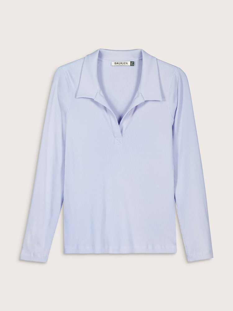 Baukjen Fern Ribbed Polo Top - Imagen 4 de 4