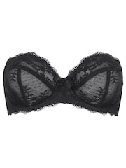 Pour Moi Black Strapless Flora Non Padded Underwired Multiway Strapless Bra - Image 3 of 5