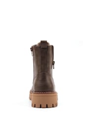 Lunar Colorado Chunky Ankel Boots - Imaginea 8 din 9