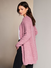 Lipsy Rose Mixed Cable Knit Cardigan - Image 2 of 4
