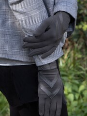 Totes Grey Original Stretch Gloves With Brushed Lining & Smartouch - Image 1 of 2