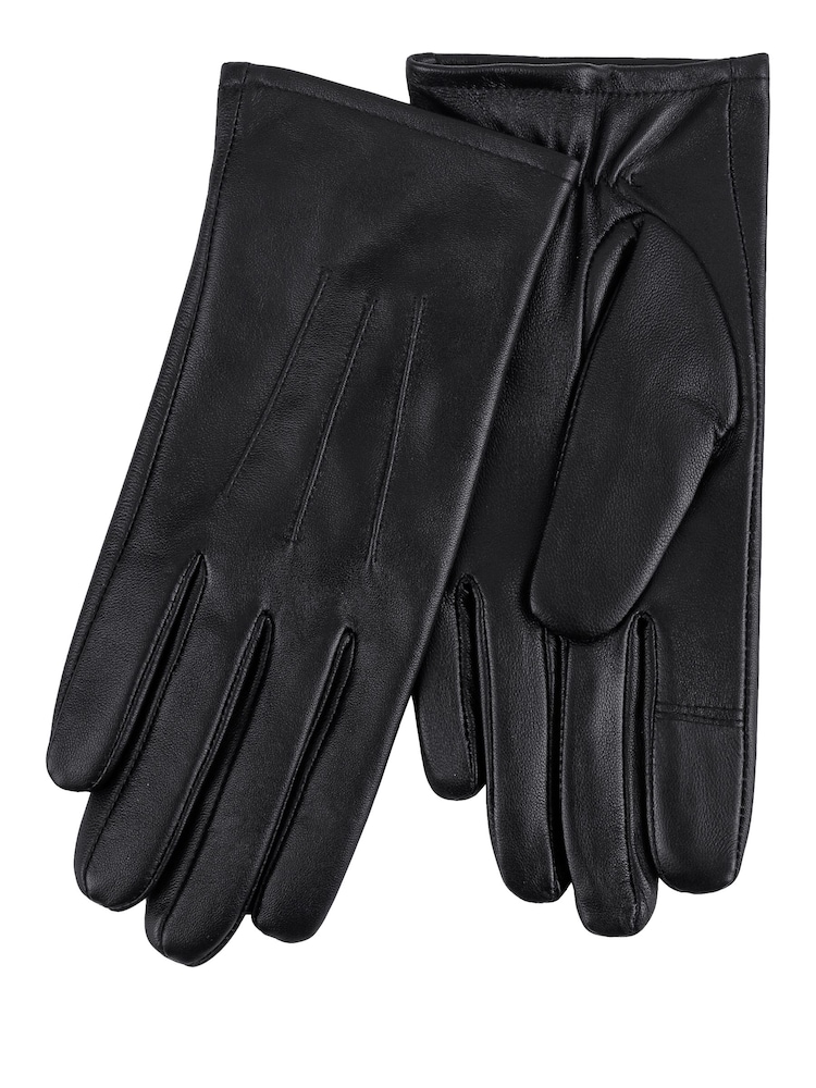 Totes Black 3 Point Smartouch Leather Glove - Image 2 of 2