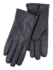 Totes Grey 3 Point Smartouch Leather Glove - Image 2 of 2