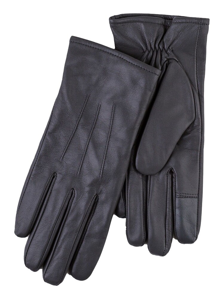 Totes Grey 3 Point Smartouch Leather Glove - Image 2 of 2