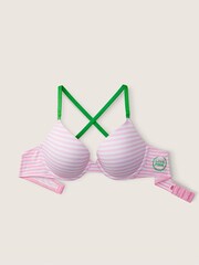 Victoria's Secret PINK PINK Originals Pink Stripe Push Up Bra - Image 5 of 5
