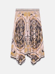 Mint Velvet Black Floral Print Midi Skirt - Image 6 of 7