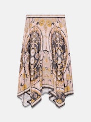 Mint Velvet Black Floral Print Midi Skirt - Image 7 of 7