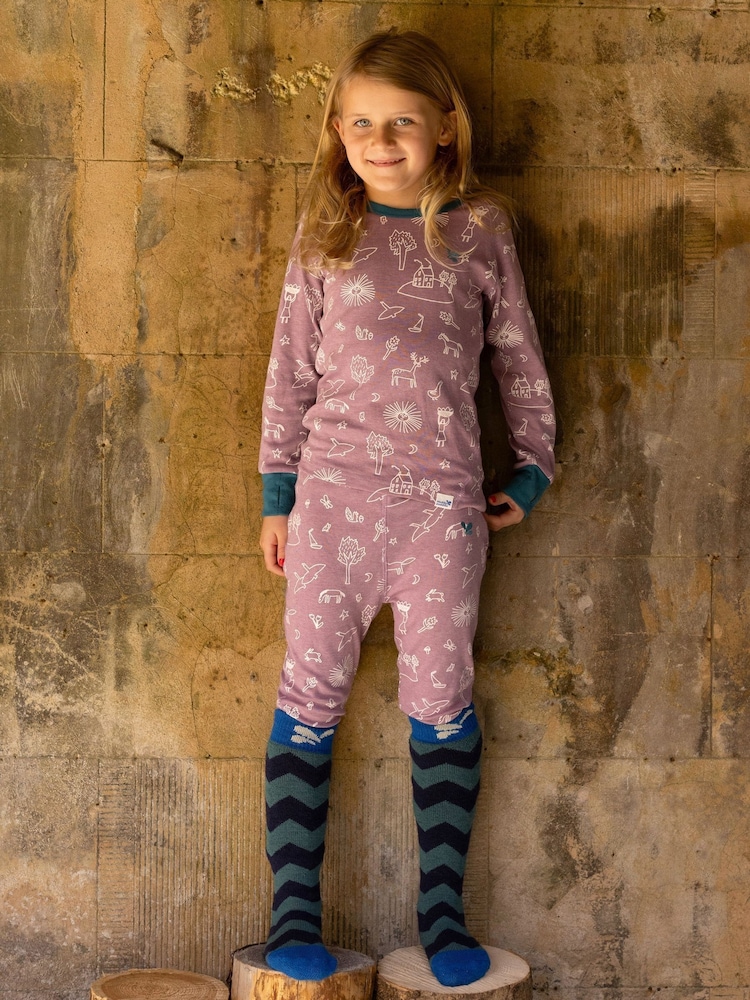 Muddy Puddles Purple Thermal Baselayer Top - Image 1 of 4 Muddy Puddles Purple Thermal Baselayer Top - Image 1 of 4