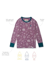 Muddy Puddles Purple Thermal Baselayer Top - Image 4 of 4