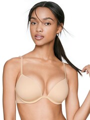 Victoria's Secret PINK Buff Nude Smooth Super Push Up Bra - Image 1 of 3