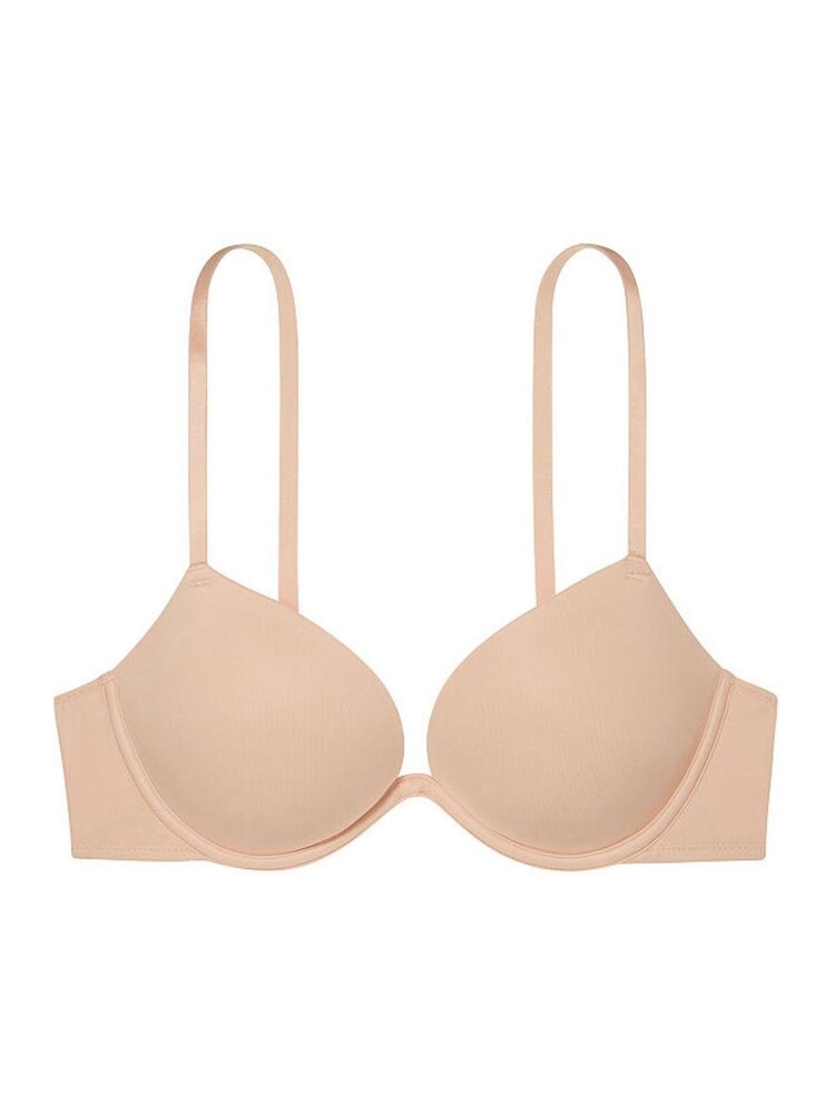 Victoria's Secret PINK Buff Nude Smooth Super Push Up Bra - Image 3 of 3
