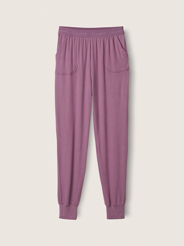 Victoria's Secret PINK Mauve Ice Cozy Sleep Jogger - Image 3 of 3 Victoria's Secret PINK Mauve Ice Cozy Sleep Jogger - Image 3 of 3