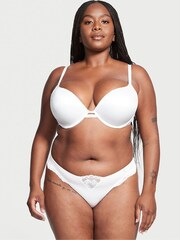 Victoria's Secret White Smooth Plunge Push Up Bra - Image 1 of 3