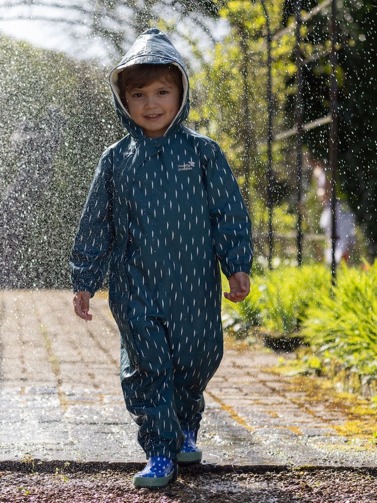 Muddy Puddles Green Waterproof 3-in-1 Puddlesuit - Image 1 of 8 Muddy Puddles Green Waterproof 3-in-1 Puddlesuit - Image 1 of 8