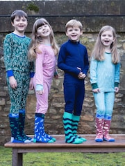 Muddy Puddles Navy Blue Thermal Baselayer Top - Image 2 of 4