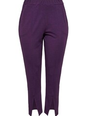 Yours Curve Purple Limited Split Front Trouser - Image 4 of 4