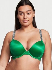 Victoria's Secret Verdant Green Smooth Shine Strap Push Up Bra - Image 1 of 5