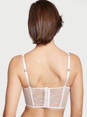 Victoria's Secret Coconut White Lace Unlined Corset Bra Top - Image 2 of 3