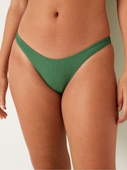 Victoria's Secret PINK Forest Pine Green Brazilian Crinkle Bikini Bottom - Image 1 of 4