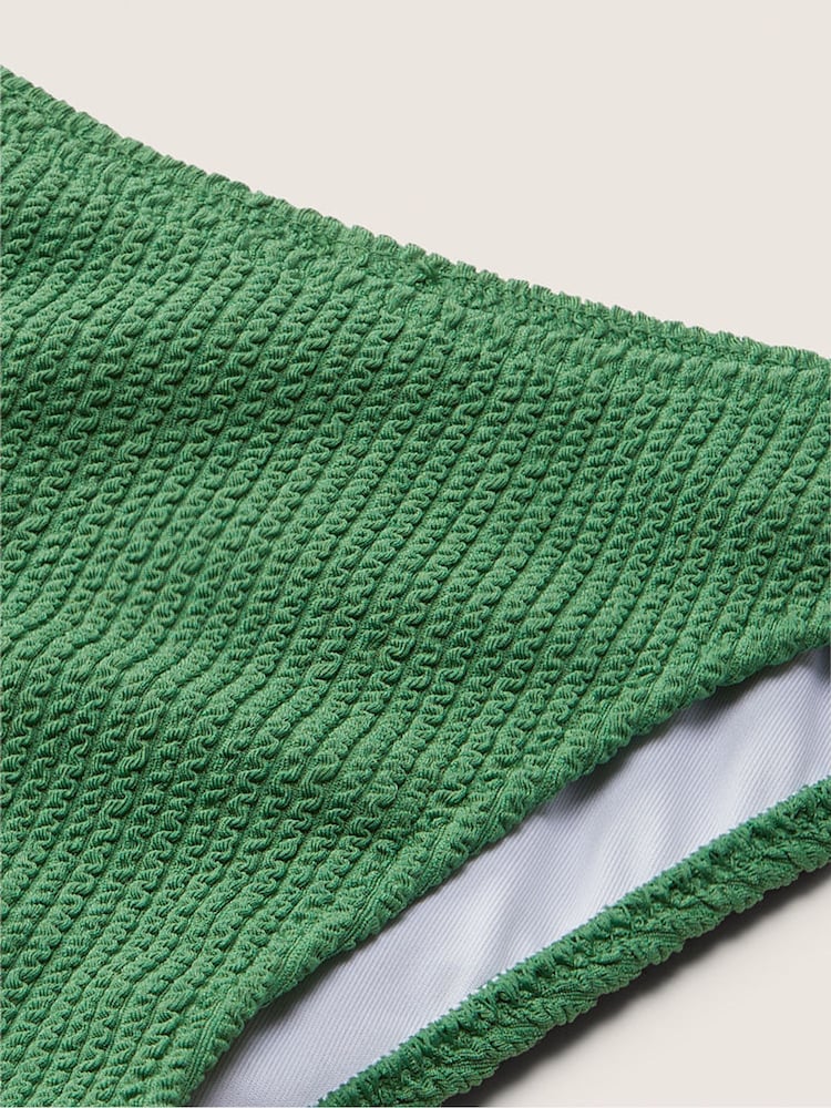 Victoria's Secret PINK Forest Pine Green Brazilian Crinkle Bikini Bottom - Image 4 of 4 Victoria's Secret PINK Forest Pine Green Brazilian Crinkle Bikini Bottom - Image 4 of 4