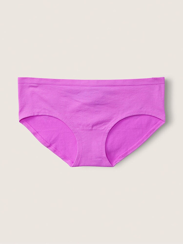 Victoria's Secret PINK House Party with Graphic Purple Seamless Hipster Knickers - Image 1 of 2 Victoria's Secret PINK House Party with Graphic Purple Seamless Hipster Knickers - Image 1 of 2