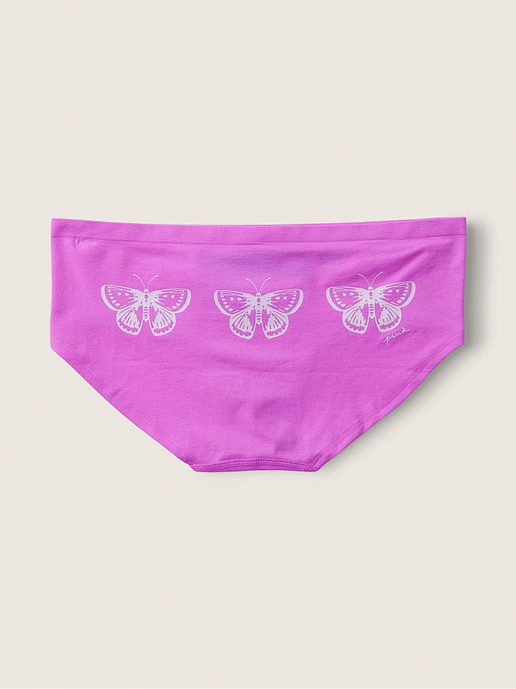 Victoria's Secret PINK House Party with Graphic Purple Seamless Hipster Knickers - Image 2 of 2