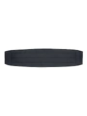 Savile Row Company The Adjustable Pure Silk Black Cummerbund - Image 4 of 6
