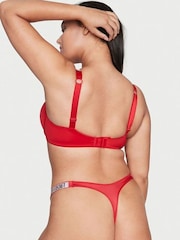 Victoria's Secret Lipstick Red Shine Strap Push Up Bra - Image 2 of 2