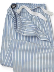 The Savile Row Company Blue Wide Stripe Cotton Pyjama Bottoms - Larawan 4 ng 4