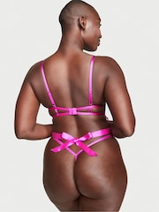 Victoria's Secret Fuschia Frenzy Pink Bombshell Add 2 Cups Lace Apron - Image 2 of 2