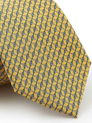 Сары - Savile Row Company тізбекті жібек галстук - 2суретінің 2 суреті