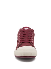 Rocket Dog Red Cheery Low Fabric Suede Trainers - Image 4 of 6