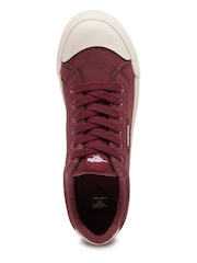 Rocket Dog Red Cheery Low Fabric Suede Trainers - Image 6 of 6