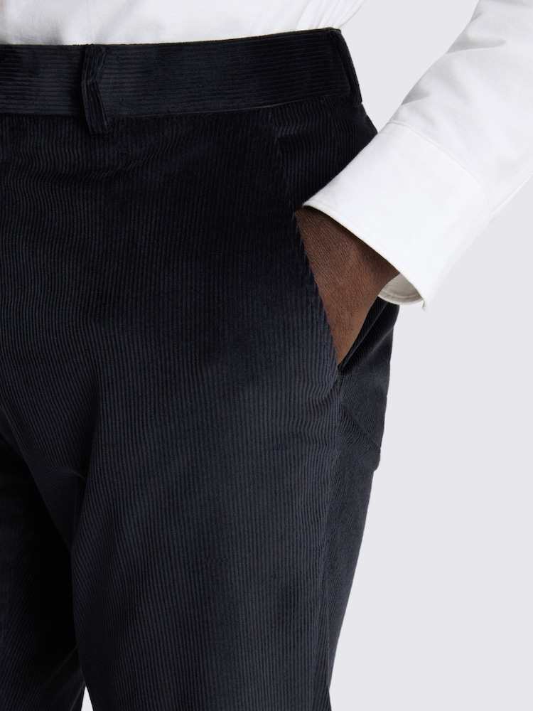 MOSS Slim Fit velveta uzvalka bikses - Attēls 3 no 3 MOSS Slim Fit velveta uzvalka bikses - Attēls 3 no 3