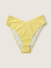 Victoria's Secret PINK Yellow Tulip High Waisted Crinkle Bikini Bottom - Image 5 of 6