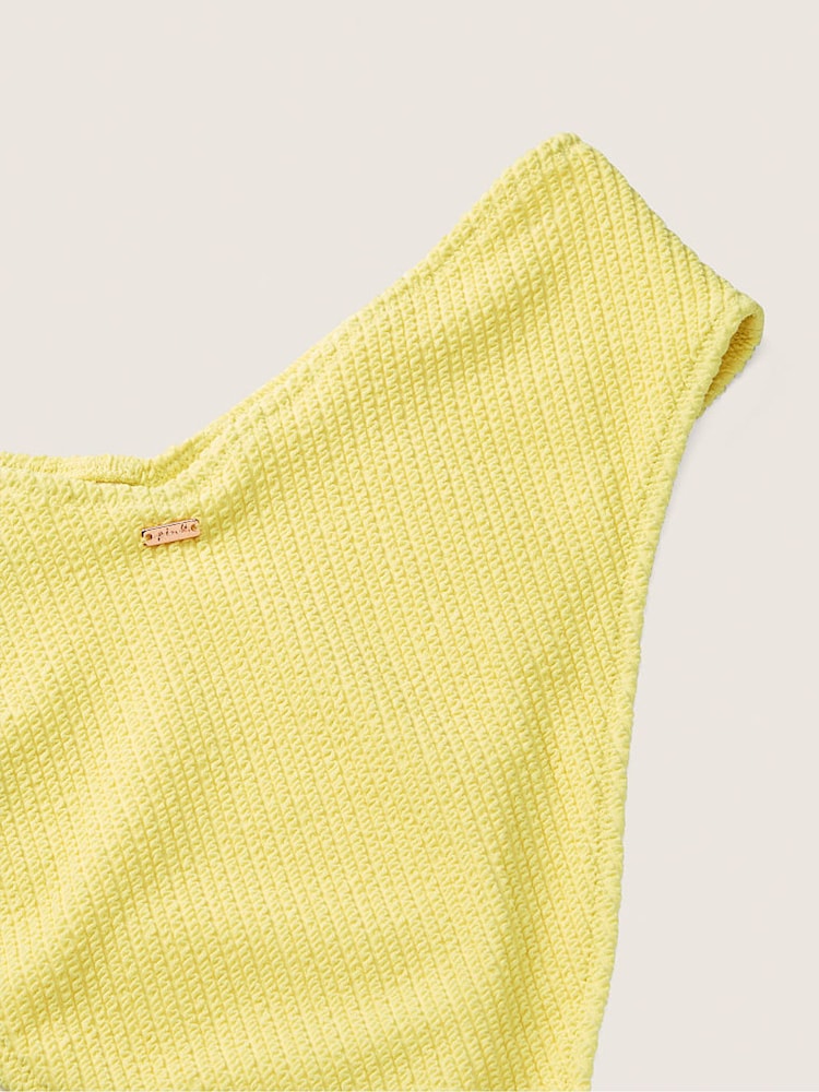 Victoria's Secret PINK Yellow Tulip High Waisted Crinkle Bikini Bottom - Image 6 of 6 Victoria's Secret PINK Yellow Tulip High Waisted Crinkle Bikini Bottom - Image 6 of 6